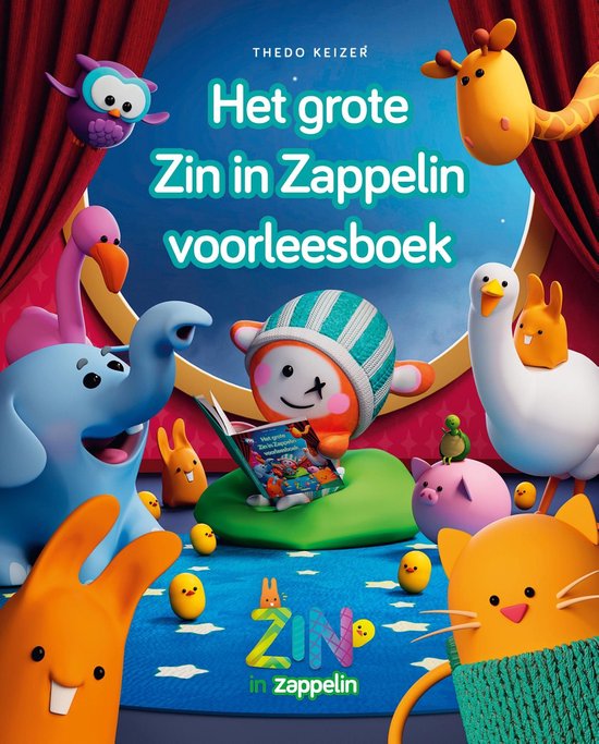 Het grote Zin in Zappelin voorleesboek - cover