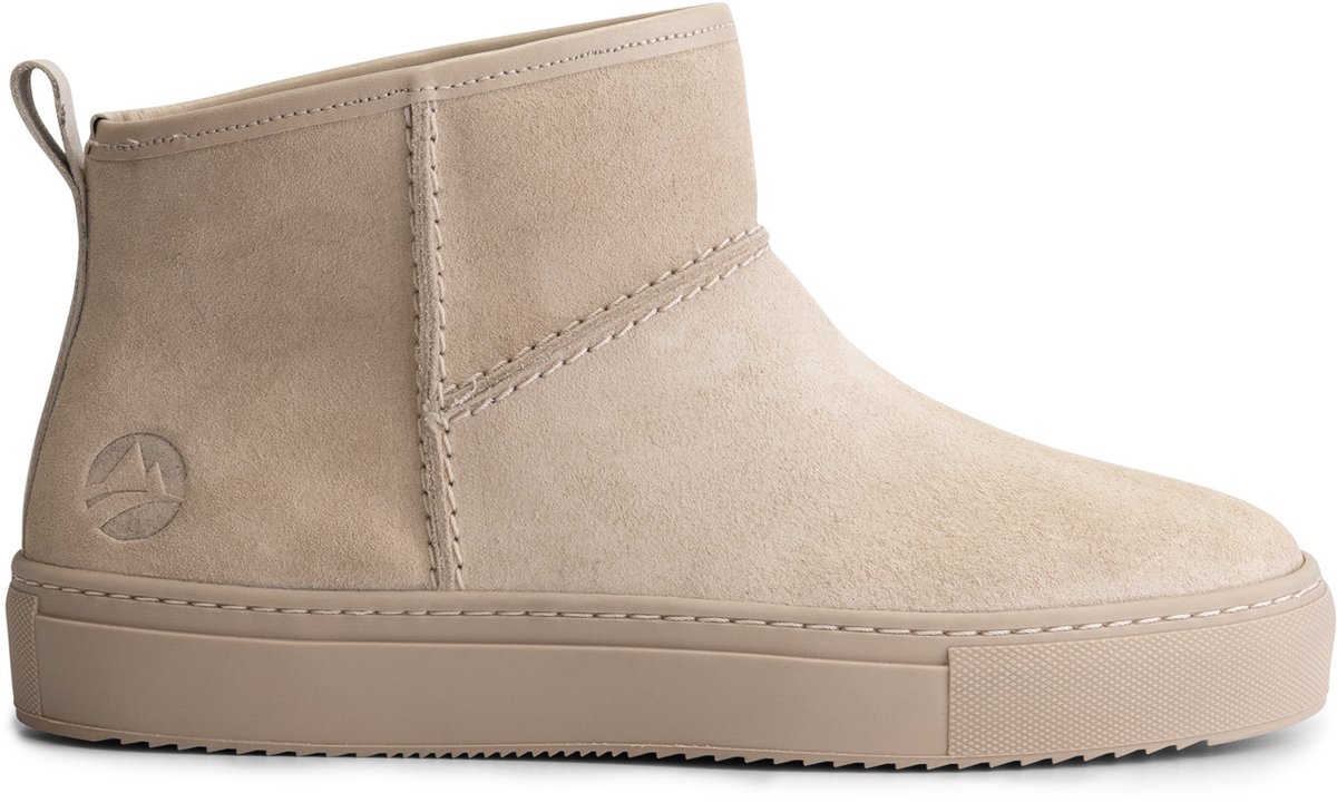 Travelin’ Vernon Dames Winterboots Wolgevoerd Zand Creme
