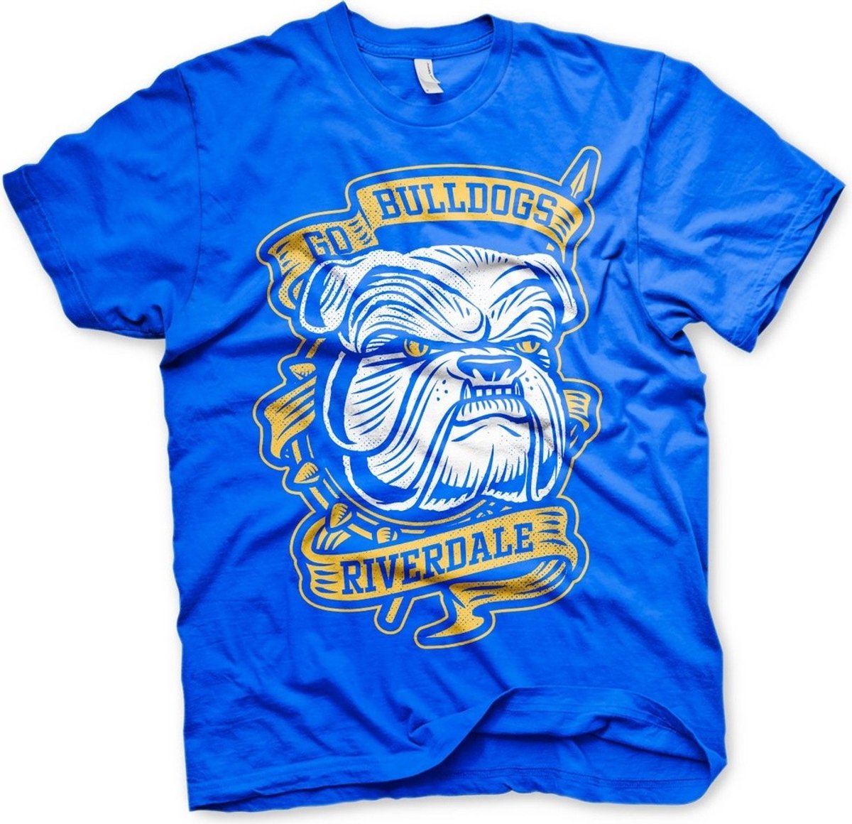 Riverdale Go Bulldogs T-Shirt Blue-L