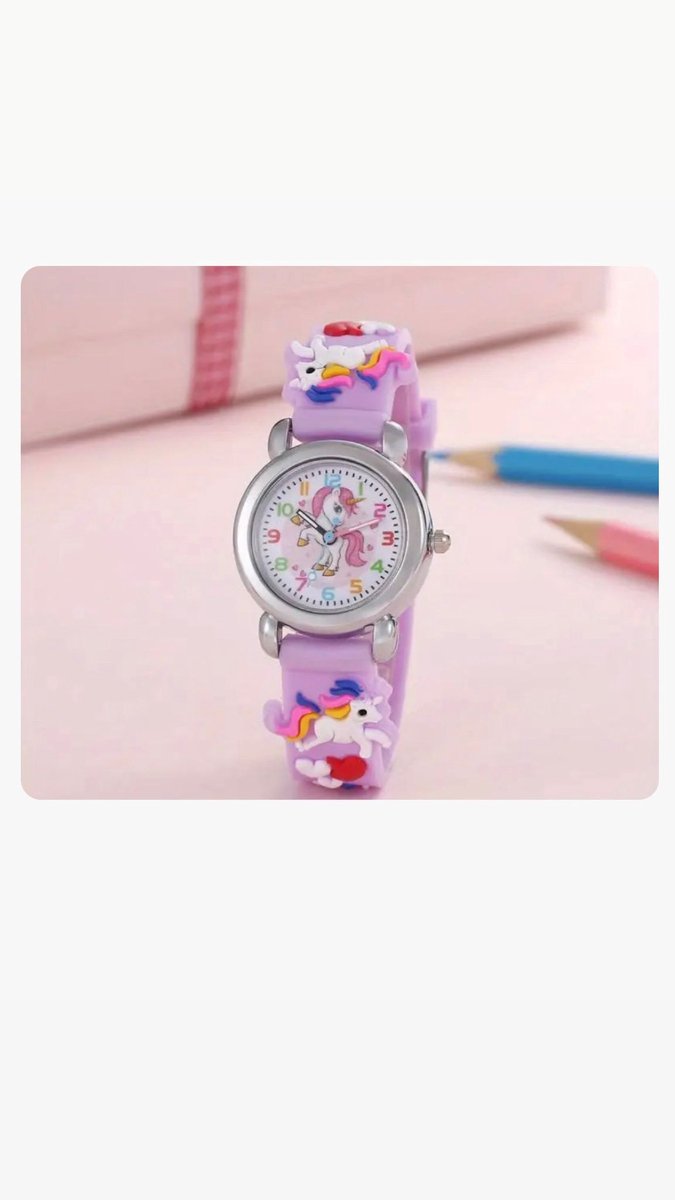 Akyol - eenhoorn horloge - horloge - Unicorn horloge - Verjaardagsfeestje