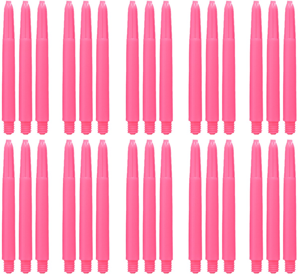 Dragon Darts Dart Shafts - 10 Sets (30 stuks) - Inbetween - Stevige en Duurzame Dart Shafts - Roze