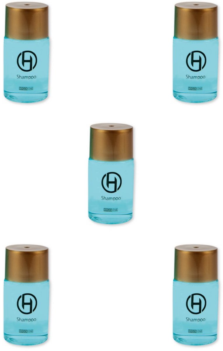 Hygostar Shampoo Mini – Shampoo – 25 ml Flesje – Per 5 stuks – Reis- & Hotelverpakking