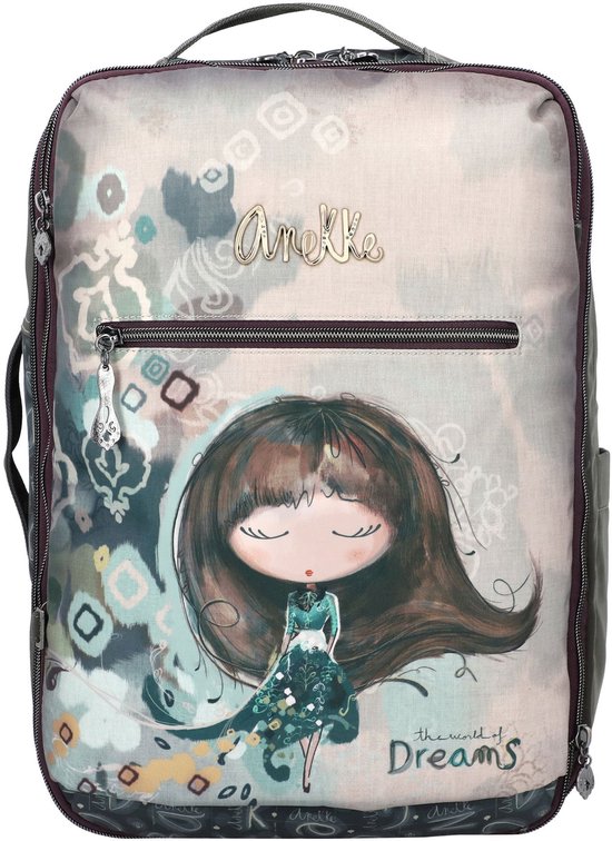 Sac à Dos De Voyage Femme Alma Par Anekke | Synthétique, Poche Ordinateur | 30x43x17 Cm | Multicolore