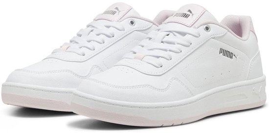 Puma Damen Schuhe Low Court Classy 395021 Puma White-Whisp Of Pink-Puma Silver-36