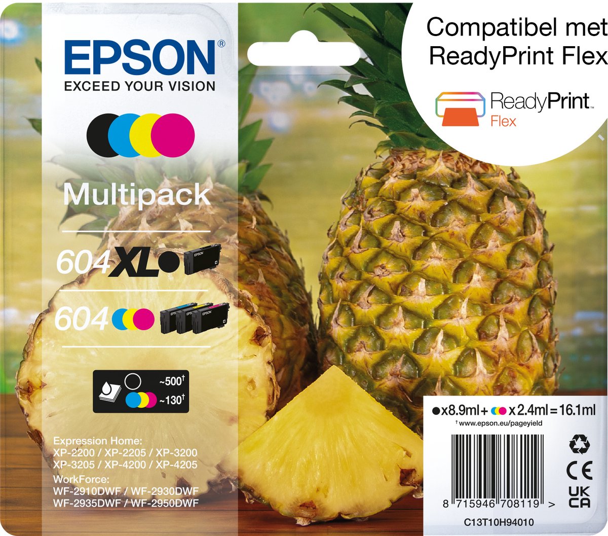 Original Ink Cartridge Epson 604XL Multicolour