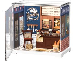 Robotime Butter Bakery House - Rolife Mini Super Creator - DWS03B - Bouwpakket - Knutselen - Cadeautip - Miniatuurhuisje