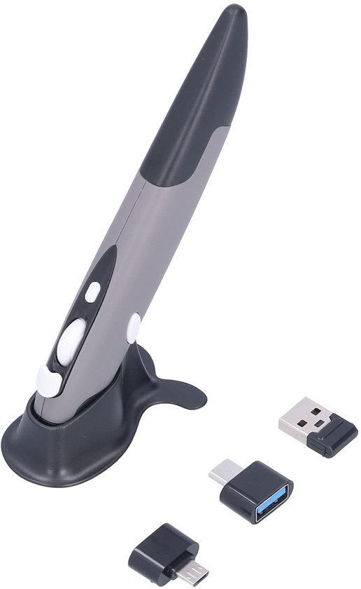 Topiky Draadloze Muis, Ultradunne 2.4G 1200DPI USB Draadloze Muis Ergonomische Optische Positioneringsmuis Voor Laptoppc Computergamingbedieningrood