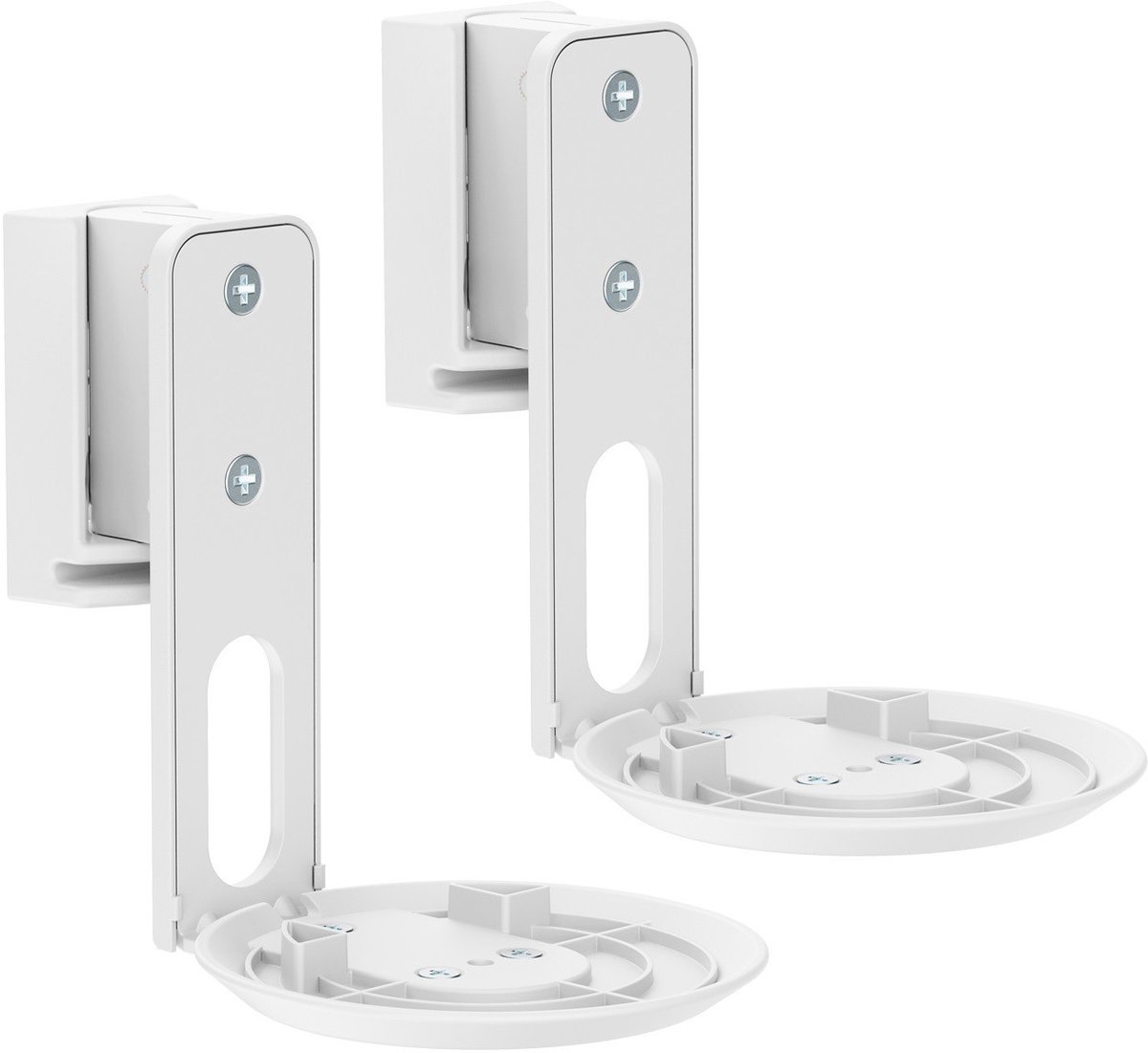Muurbeugel set voor Sonos Era 100 - 2 stuks - Draai- en kantelbaar - Wit