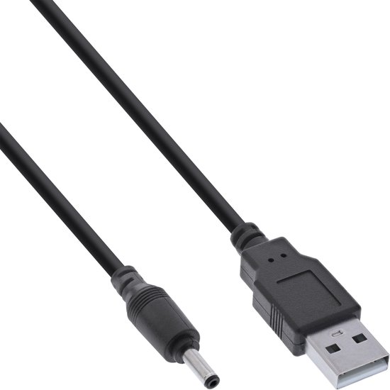 InLine 26806C, 3 m, USB A, 3.5 x 1.35 mm, 5 V, 3 A