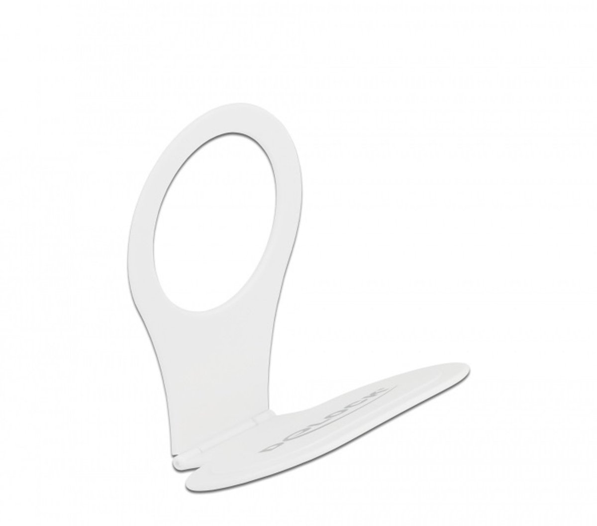 DeLOCK smartphone laadhouder voor stopcontact / wit