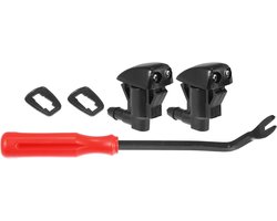 Allecto plus - Set van 3 voorruiten ruitensproeiers, verstelbare sproeistraal, vervangende onderdelen auto