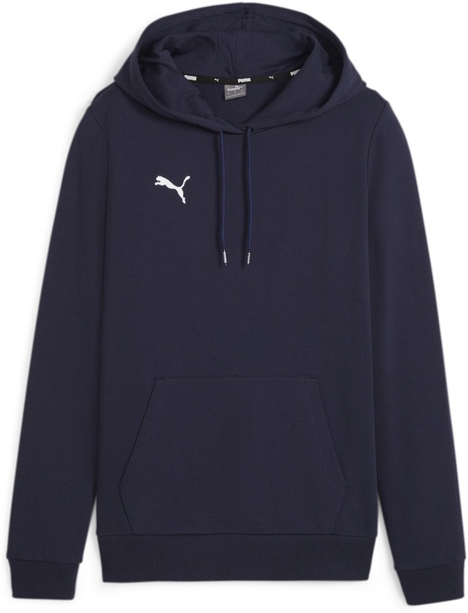 Puma dameshoodie TeamGoal CasuaLongsleeve Hoody Wmn 658621 Marineblauw