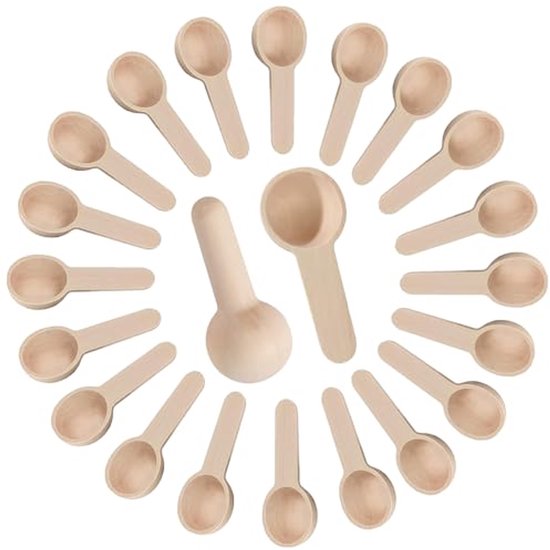 Small Wooden Spoons Mini Tasting Spoons Condiments Salt Spoons for
