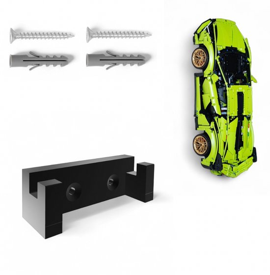 Foto: Yuom muurbeugel voor lego technic lamborghini sian incl schroeven pluggen lego technic car wall mount lamborghini sian lego houder auto modellen lego lamborghini sian