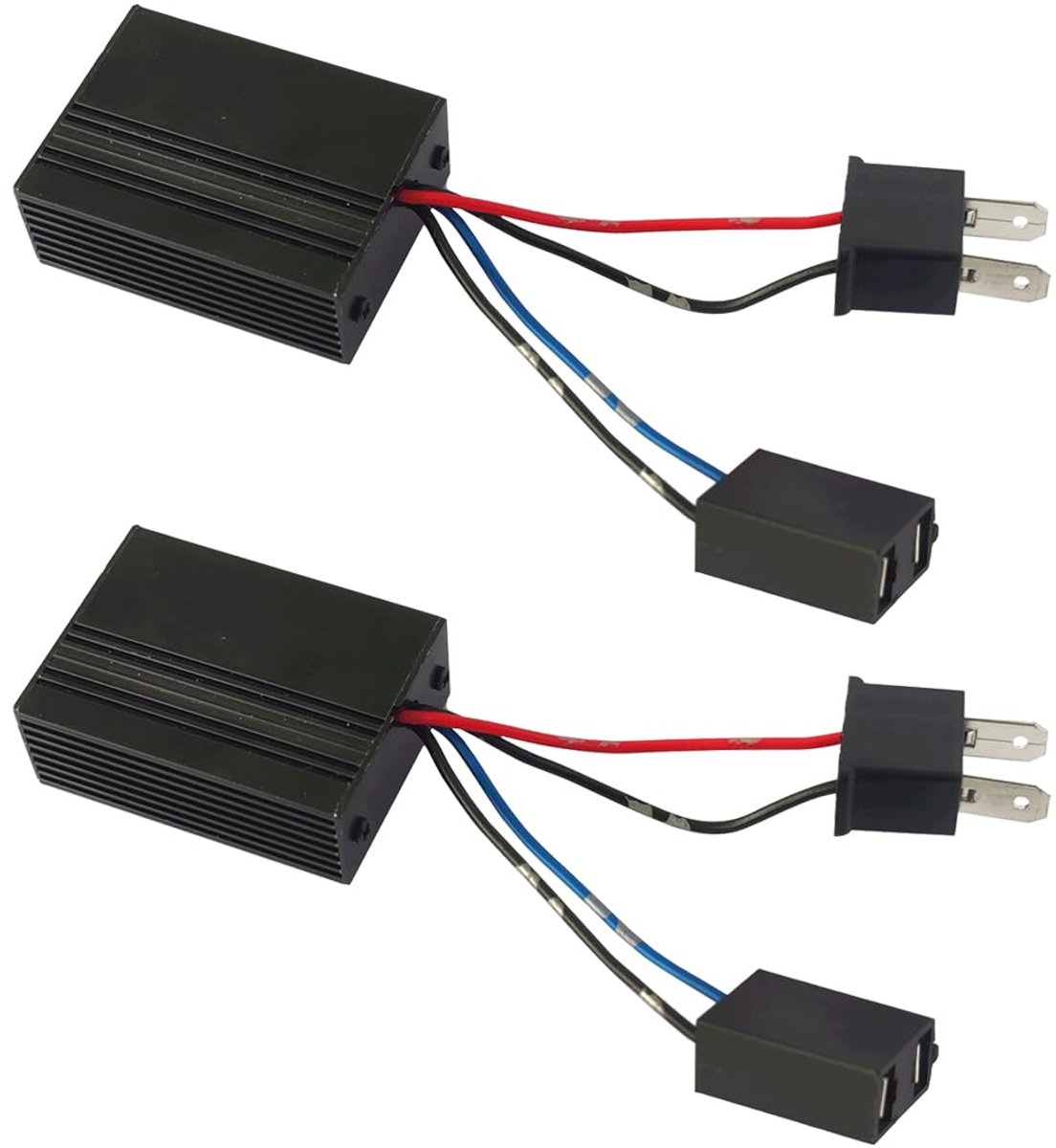 2 stuks H7 foutloze decoder, autogloeilampen, weerstanddecoder, decoder H7-waarschuwing, Canceller, koplamplamp, canceller, adapter, foutloze weerstand