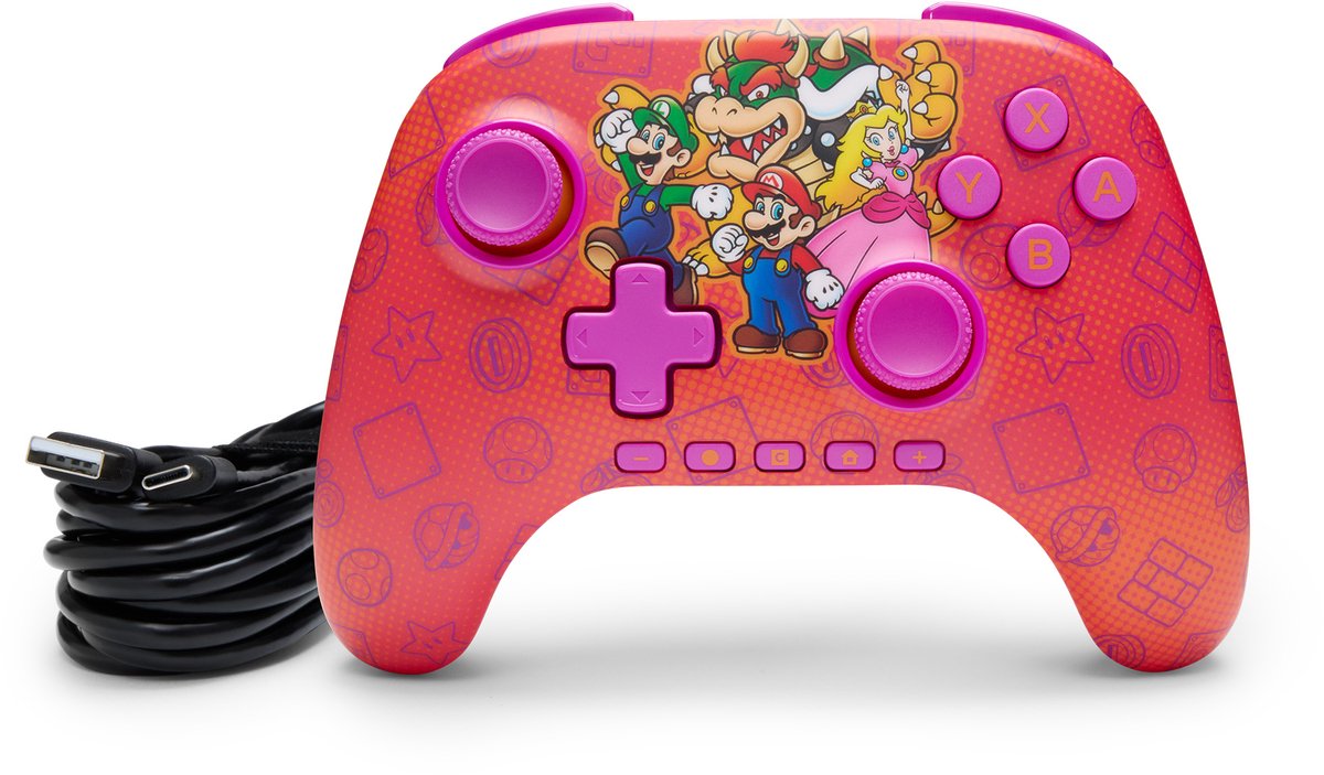PowerA Draadloze Controller - Nintendo Switch - Mario & Friends – foto 7