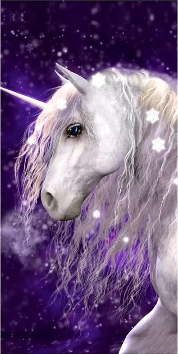 Unicorn Badhanddoek Strandlaken Eenhoorn - 70x140 cm
