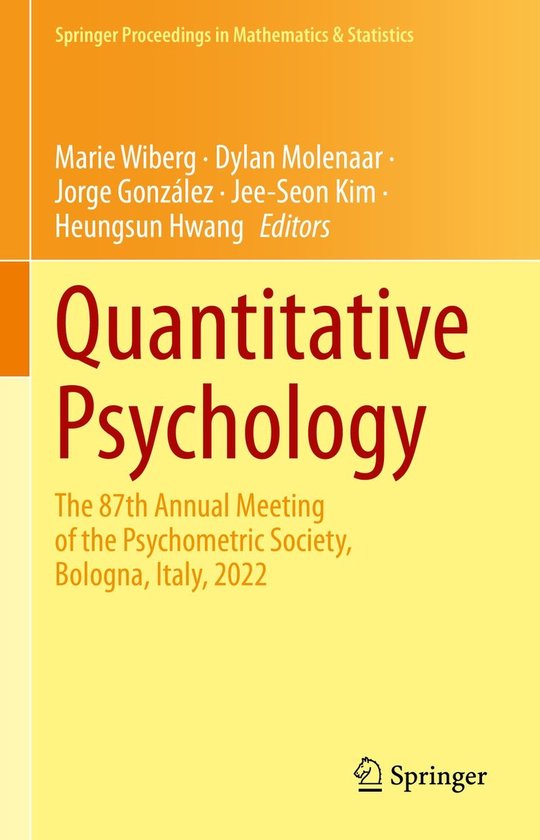 Mathematics and Statistics (R0) - Quantitative Psychology - cover