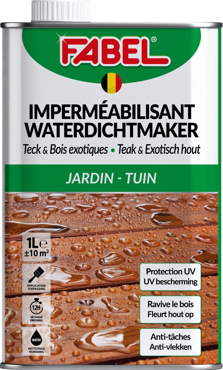 Fabel - Waterdichtmaker voor teak & exotisch hout - 1L