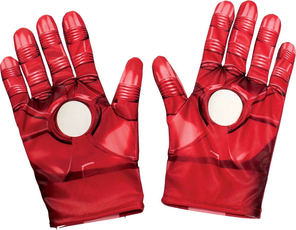 Iron Man Gloves Kinder Verkleedaccessoires - Rubies - Maat One Size