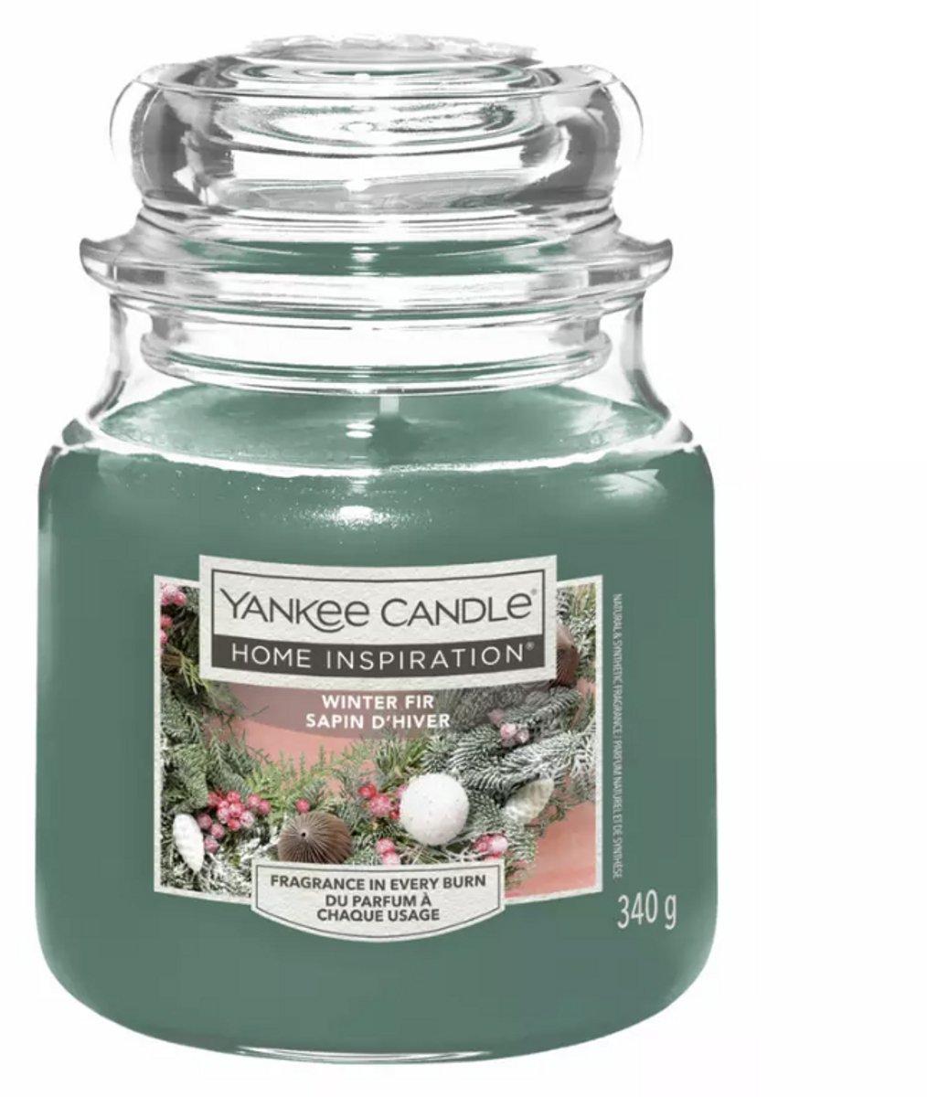 Yankee Candle Home Inspiration - Winter Fir Medium Jar - 75 branduren