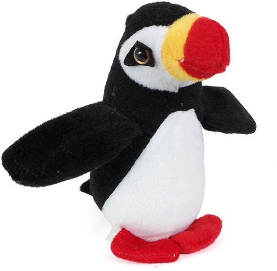 PIA Soft Toys - Pluche Papegaaiduiker Knuffel - 13 cm