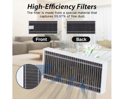 PromoHome Accessoires voor Ecovacs X11 Omnicyclone / X11 Pro Omni stofzuiger, 1 hoofdborstel, 1 rol schoonmaakdoeken, 4 zijborstels, 4 HEPA-filters, 1 reinigingsgereedschap .