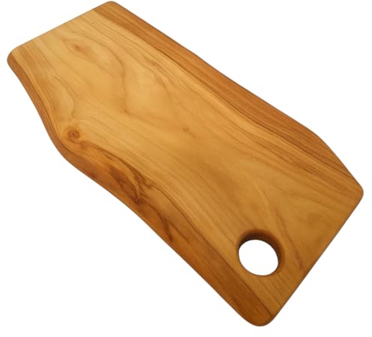 Olijfhouten snijplank en serveerplank - 40 x 17 cm