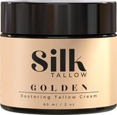 Silk Tallow Golden - Anti-Aging Beef Tallow Crème - 100% Natuurlijk - Backuchiol - Vanille & Sinaasappel - 60 ml