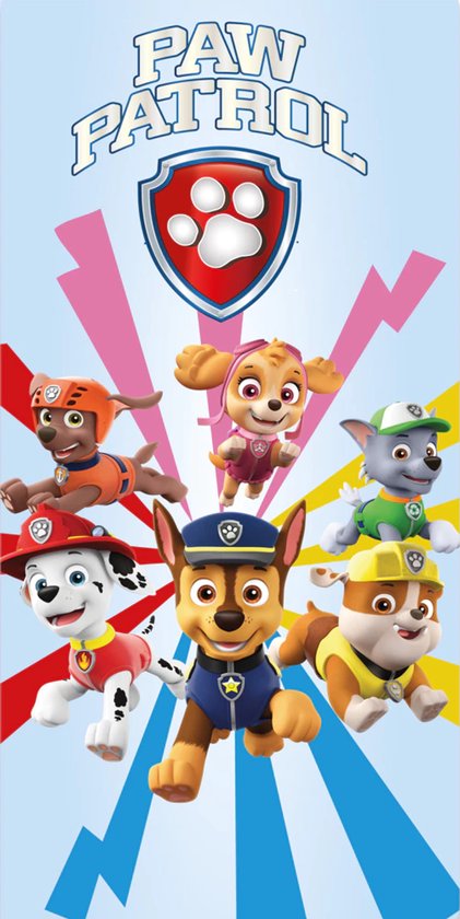 Get Trend Paw Patrol Badhanddoek met capuchon voor kinderverschoning