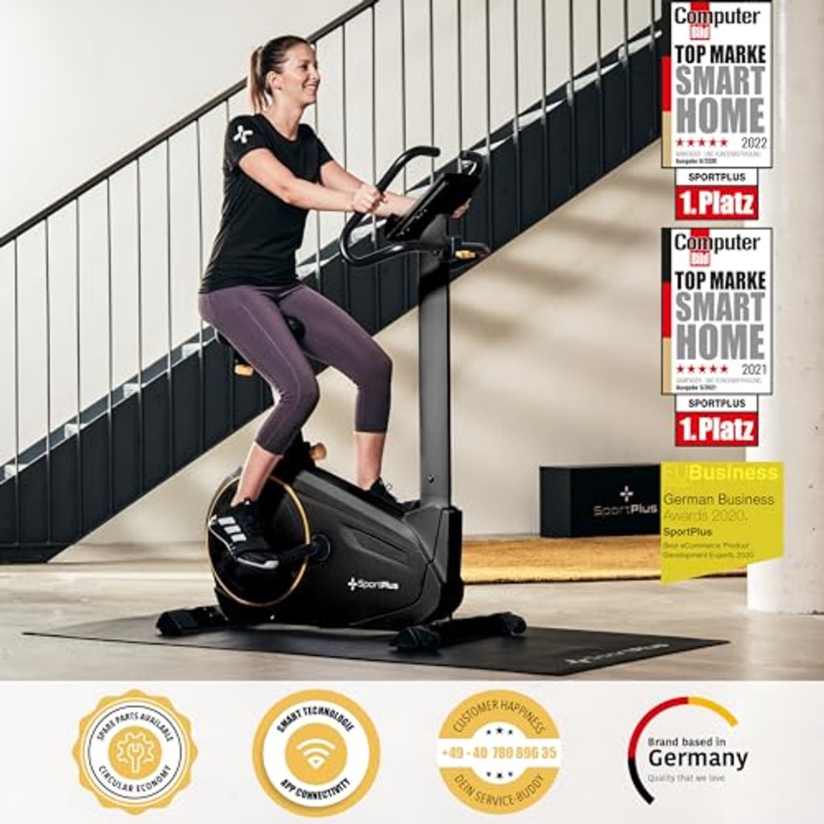 Thuis Hometrainer met 24 Weerstandsniveaus - afbeelding 3