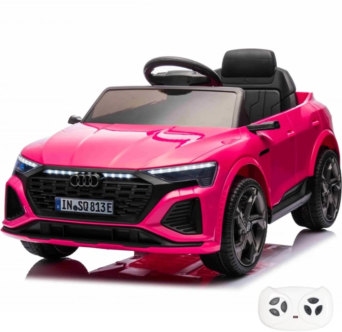 Audi SQ8 e-Tron - Elektrische Kinderauto - 12V - 1 tot 5 jaar - Roze