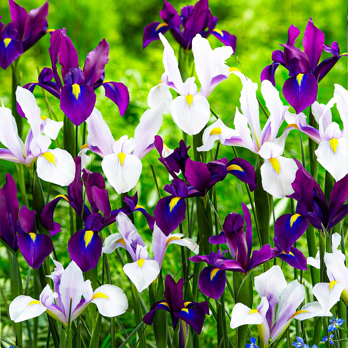 Iris Bloembollen Winterhard - Paradise Mix - 50 stuks - Meerkleurig - Bloem bollen - Meerjarig Mix