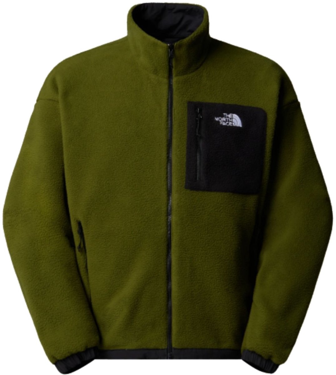 The North Face Yumiori Reversible Fleece Vest Heren M Donkergroen