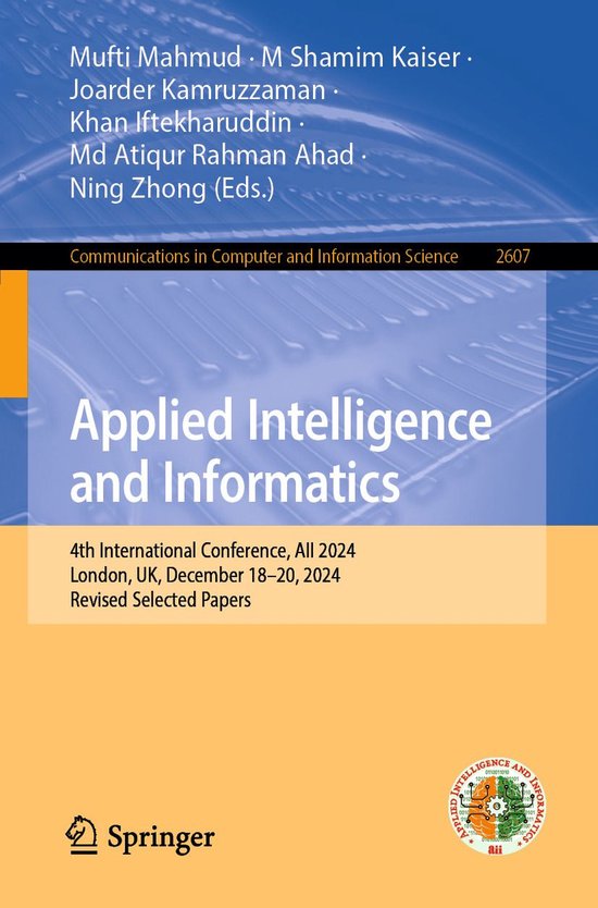 Artificial Intelligence (R0) - Applied Intelligence and Info ... - cover