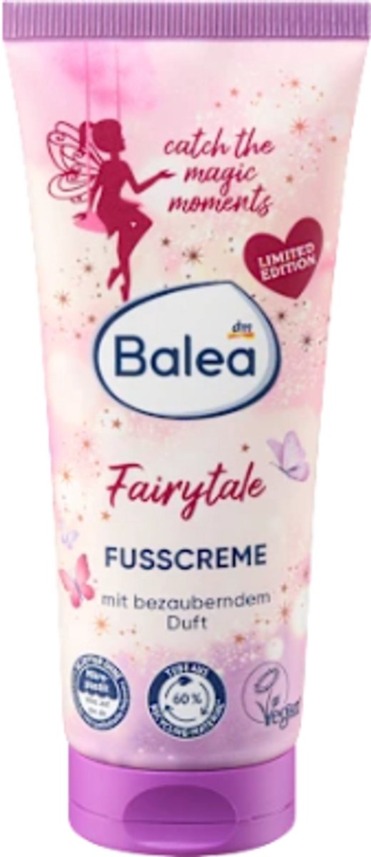 Balea Voetcrème Fairytale | 1x 100 ml - Magische geur | Soepel en Zachte Huid - Limited Edition 2025