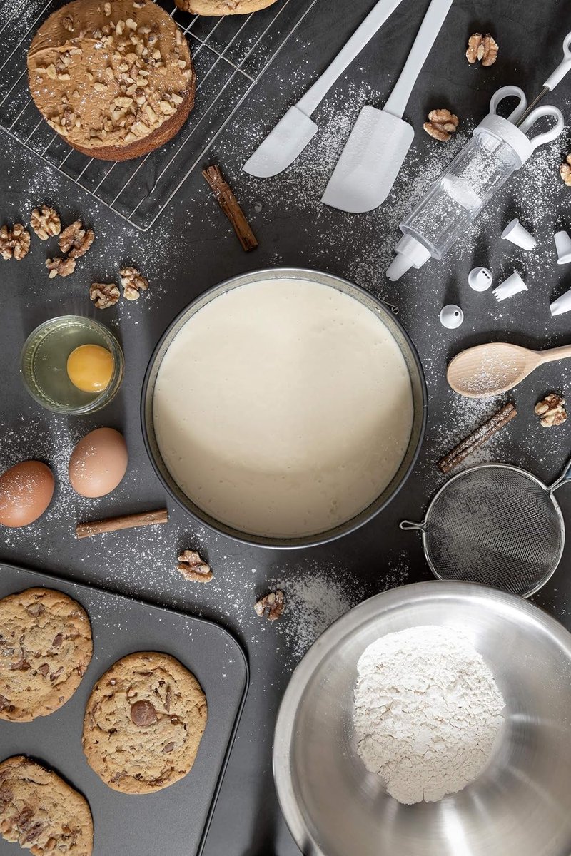 Chef Aid Springvorm 20 cm - Ronde Taartvorm met Losse Bodem - Antiaanbaklaag - Bakvorm - PFAS-vrij – foto 3