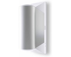 OSRAM 175 Osram LED wandlamp, Noxlite, wit, buitenlamp, tweevlammig, bewegingsmelder, schemersensor, 9 watt, warm wit - 3000K 4052899934337