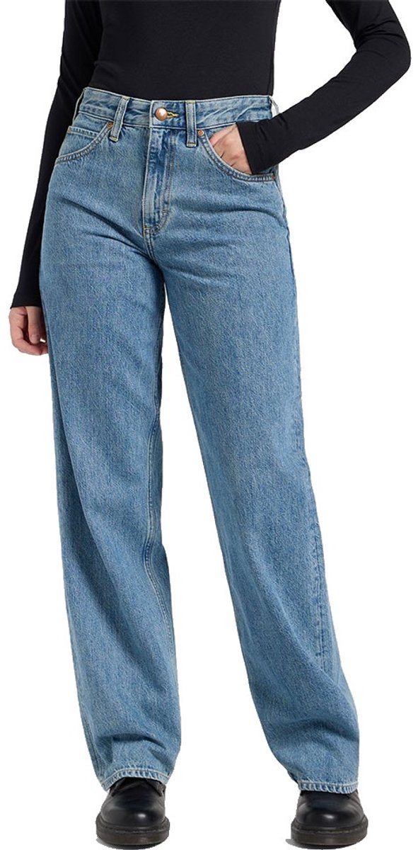 Lee Rider Loose Fit Spijkerbroek 27 33 Vrouw Hidden Isle