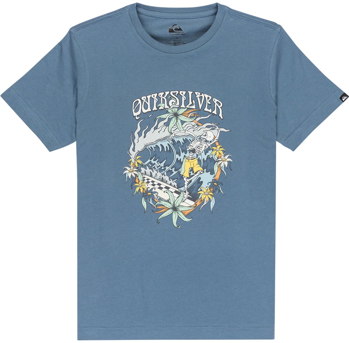 Quiksilver Ev In Waves T-shirt Met Korte Mouwen 16 Years Jongen Blauw