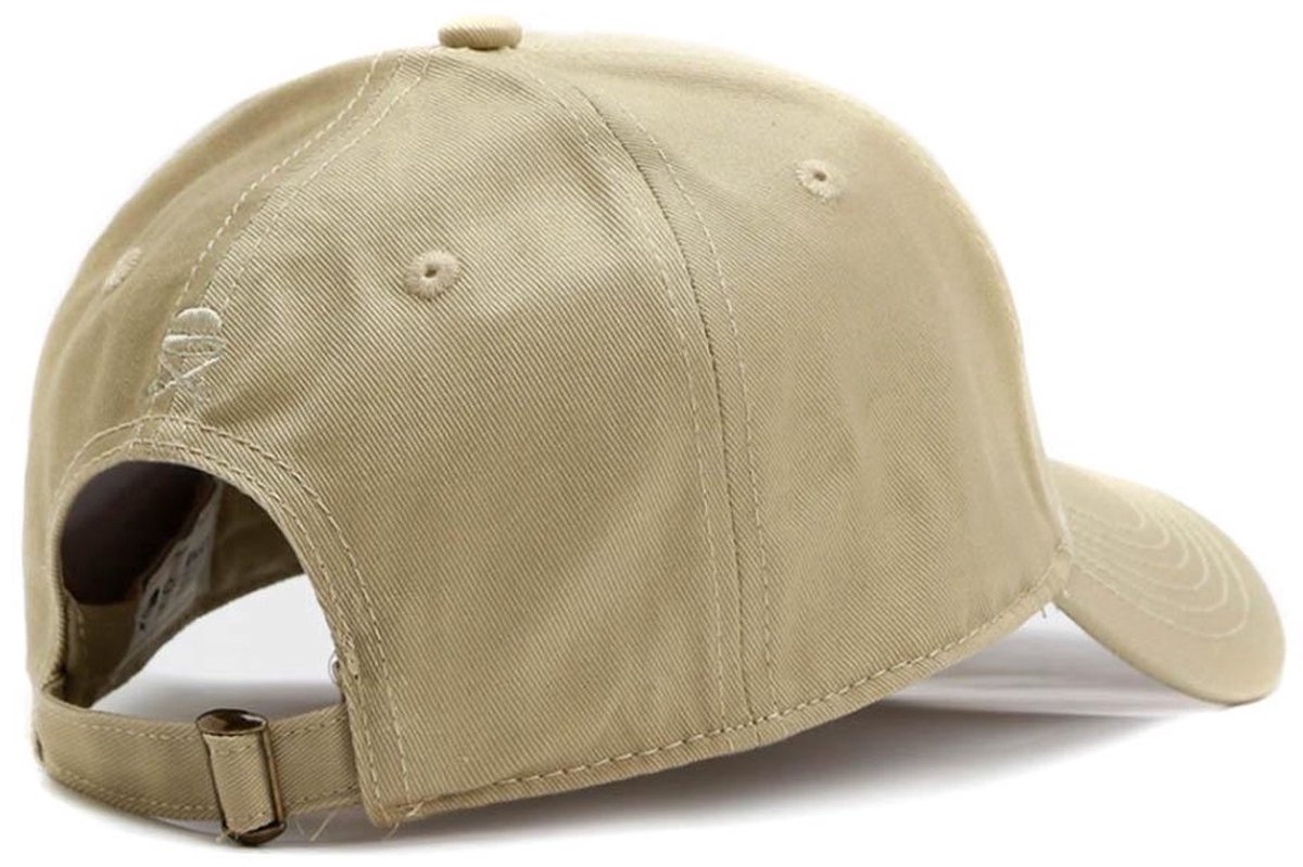 Ulanax - Verstelbare US Army Cap met Klep - Beige - Khaki - Legerpet in Grote Maat -
