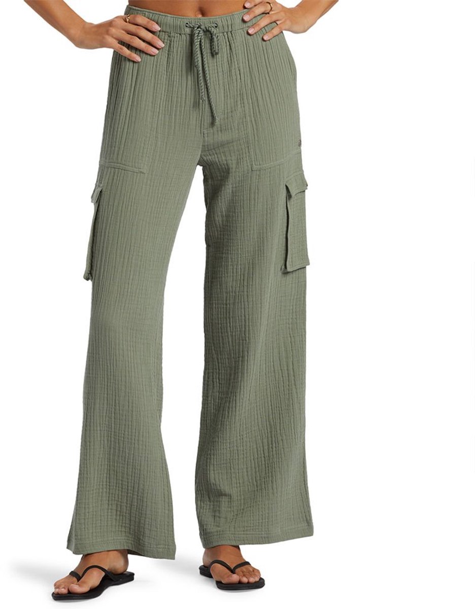 Roxy Preccargobchsld Broek L Vrouw Groen