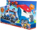 PAW Patrol Patroller speelgoed verpakking met Ryder, zijn ATV en Chase in zijn politiewagen. Bevat: lancering en redding Patroller.