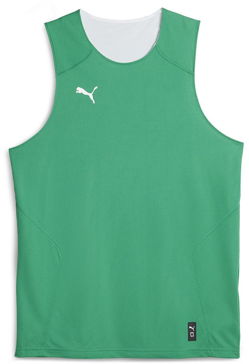Puma Hoops Team Reverse Practice Mouwloos T-shirt XL Man Groen