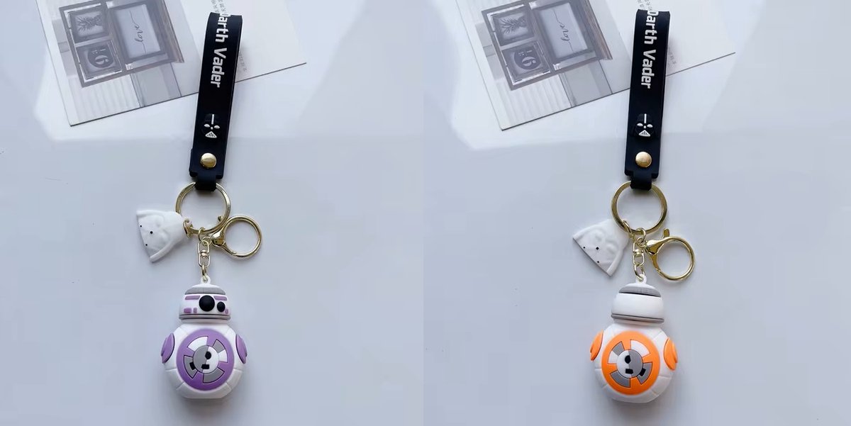Happy Trendz® Key Chains BB8 - Dart Vader - Series – Sleutelhanger Set (2 Stuks) | Premium Quality | Must-Have Accessoire 2 stuks geleverd