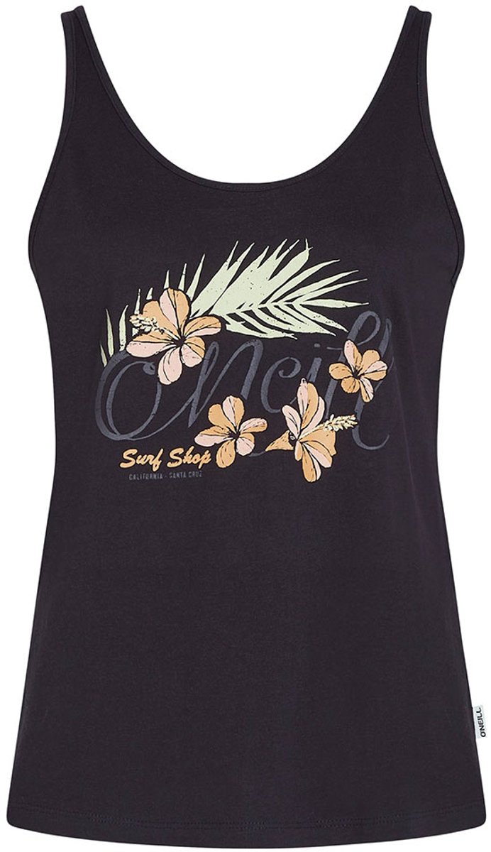 O´neill Summer Musthaves Luana Graphic Mouwloos T-shirt XS Vrouw Zwart
