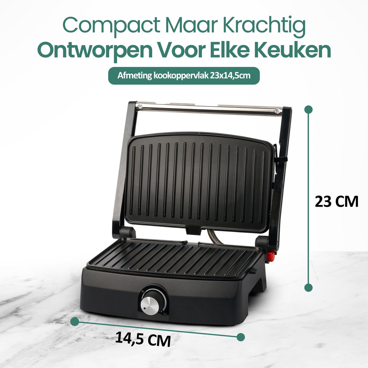 Emerio Contactgrill - Compact Tosti Apparaat thumbnail 5
