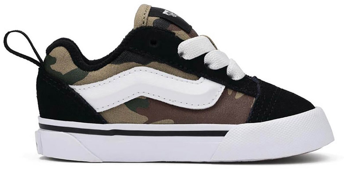 Vans Knu Skool Elastic Lace Schoenen 1/2 Jongens Meisjes Zwart