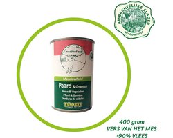 Meadowfield Topfit Delicatesse voor de hond - Paardenvlees en groenten - 6x400 gram