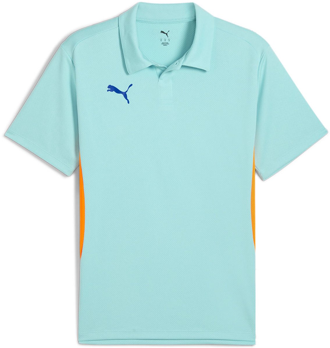 Puma Individual Korte Mouw Poloshirt Man Vrouw Blauw
